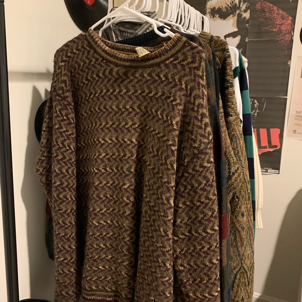 Grandma grandpa vintage sweater